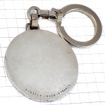 キーホルダー・シャンパーニュ酒シャンパン紋章シルバー銀色 CHAMPAGNE BESSERAT-BELLEFON FRANCE