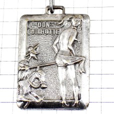 キーホルダー・ドンキホーテ裸の女の子シルバー銀色 DON-QUICHOTTE MIGUEL-DE-CERVANTES キーホルダー・ドンキホーテ裸の女の子シルバー銀色 DON-QUICHOTTE MIGUEL-DE-CERVANTES