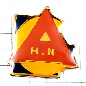 ピンバッジ・アルファベットＡＣ文字HNイニシャル