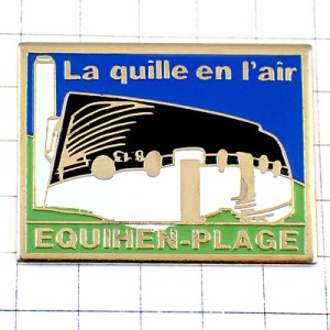 ピンバッジ・ボート船 QUILLE EQUIHEN FRANCE