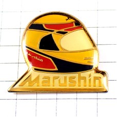 ピンバッジ・マルシン工業バイクヘルメット二輪オートバイ MARUSHIN HELMET JAPAN