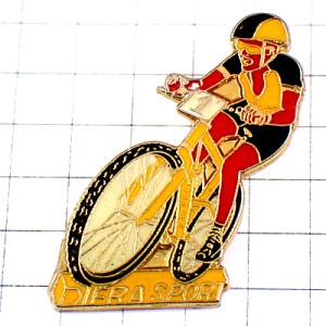 ピンバッジ・自転車レース選手１番