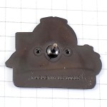 ピンバッジ・スイス国旗の紋章ツーリングクラブ自動車ハンドル黄色い車 TOURING-CLUB-SUISSE TCS SWISS