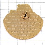 ピンバッジ・スキー鹿アルプスの雪山