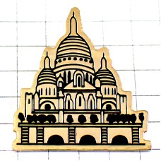 ピンバッジ・サクレクール寺院パリ金色ゴールド SACRE-COEUR MONTMARTRE PARIS FRANCE