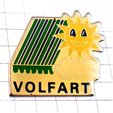 ピンバッジ・太陽テント日除け VOLFART STORES FRANCE ピンバッジ・太陽テント日除け VOLFART STORES FRANCE