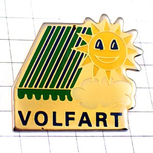 ピンバッジ・太陽テント日除け