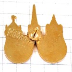 ピンバッジ・スイスのジュネーブ紋章イーグル鷲と鍵カギ黄色い紋章