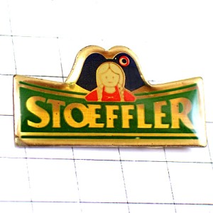 ピンバッジ・アルザス民族衣装の女の子お下げ