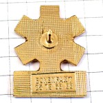 ピンバッジ・ブルー水色のマーク救急アルファベットＡ