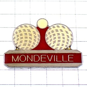 ピンバッジ・ペタンク球技ボール２個