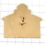 ピンバッジ・握手フランス軍ミリタリー大時計のある建物 SAINT-SAVINIEN FRANCE