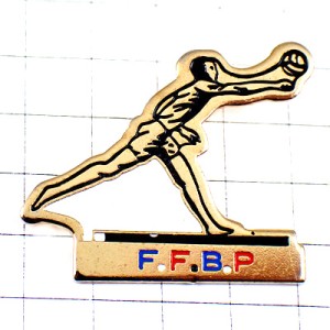 ピンバッジ・バレーボール選手レシーブ手をのばす FFBP FEDERATION-FRANCAISE-DE-PELOTE-BASQUE BASQUE FRANCE ピンバッジ・バレーボール選手レシーブ手をのばす FFBP FEDERATION-FRANCAISE-DE-PELOTE-BASQUE BASQUE FRANCE