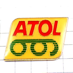 ピンバッジ・緑色の縁のメガネ眼鏡 ATOL FRANCE