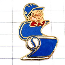 ピンバッジ・アルファベットS青いヘルメット赤い蝶ネクタイ ピンバッジ・アルファベットS青いヘルメット赤い蝶ネクタイ