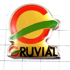 お買得ピンバッジ・ピンズ・アルファベットC緑の線 CRUVIAL C-LETTER お買得ピンバッジ・ピンズ・アルファベットC緑の線 CRUVIAL C-LETTER