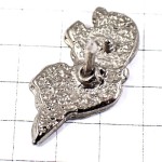 ピンバッジ・チュニジア地図型グリーン緑色 TUNISIE TUNISIA MAP