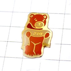 ピンバッジ・クマ熊のぬいぐるみテディベア喜びジョイ TEDDY-BEAR BEAR-JOY ピンバッジ・クマ熊のぬいぐるみテディベア喜びジョイ TEDDY-BEAR BEAR-JOY