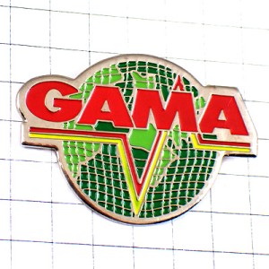 ピンバッジ・ガマ地球グリーン緑色