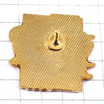 ピンバッジ・ワンワン緑色の犬イヌ