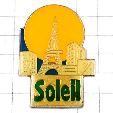 ピンバッジ・パリ太陽とエッフェル塔 TOUR-EIFFEL SOLEIL PARIS FRANCE ピンバッジ・パリ太陽とエッフェル塔 TOUR-EIFFEL SOLEIL PARIS FRANCE