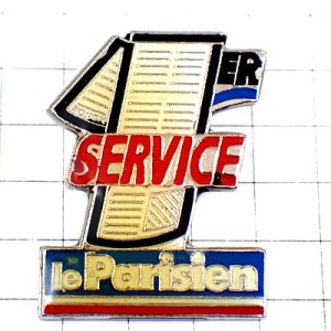 ピンバッジ・パリジャン新聞紙 LE-PARISIEN PARIS FRANCE