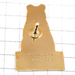 ピンバッジ・ベルギーの茶色いクマ熊