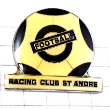 ピンバッジ・サッカー球レーシングクラブFOOTBALL ST-ANDRE SOCCER FRANCE