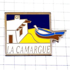 ピンバッジ・カマルグ小舟プロヴァンス南仏の海岸