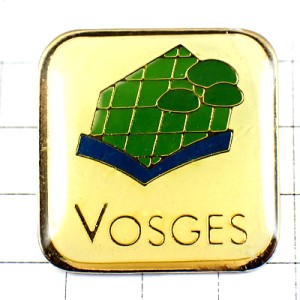 ピンバッジ・グリーン緑の木ヴォージュ県 VOSGES DEPARTEMENT FRANCE