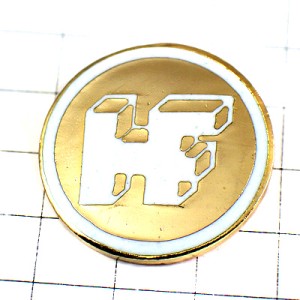 ピンバッジ・アルファベットＨＦ白い文字
