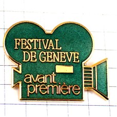 ピンバッジ・ジュネーブ映画祭カメラ撮影機器 GENEVE FILM FESTIVAL SWISS
