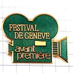 ピンバッジ・ジュネーブ映画祭カメラ撮影機器