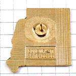 ピンバッジ・黒い猟犬と的ハンティング射撃