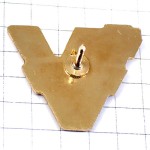 ピンバッジ・アルファベットＶイタリア国旗色ピザ屋さん