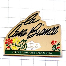 ピンバッジ・ピザ屋さんレストラン花々イタリア CASA-BIANCA ITALIA ITALY ピンバッジ・ピザ屋さんレストラン花々イタリア CASA-BIANCA ITALIA ITALY