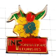 ピンバッジ・花屋さんカラフル花束 FLEURISTE FRANCE ピンバッジ・花屋さんカラフル花束 FLEURISTE FRANCE