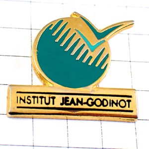 ピンバッジ・緑グリーンの鳥たち