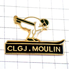 ピンバッジ・スキー滑降 ピンバッジ・スキー滑降