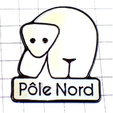 ピンバッジ・ホッキョクグマ北極シロクマ白熊 POLE-NORD WHITE-BEAR ピンバッジ・ホッキョクグマ北極シロクマ白熊 POLE-NORD WHITE-BEAR