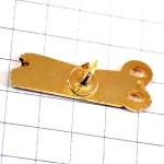 ピンバッジ・美容師さんの道具ハサミ黒い鋏