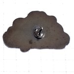 ピンバッジ・クマ青い熊テディベア BABICAO FRANCE