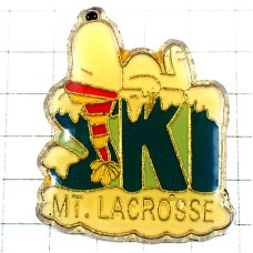 ピンバッジ・ラクロス山スヌーピーのスキー SNOOPY SKIING MT-LACROSSE WISCONSIN USA ピンバッジ・ラクロス山スヌーピーのスキー SNOOPY SKIING MT-LACROSSE WISCONSIN USA