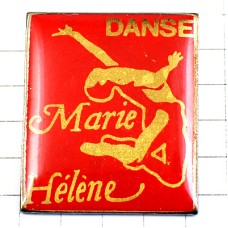 ピンバッジ・ダンスするマリー踊りジャンプ女の子 MARIE-HELENE BALLET FRANCE ピンバッジ・ダンスするマリー踊りジャンプ女の子 MARIE-HELENE BALLET FRANCE
