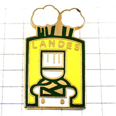 ピンバッジ・シェフ料理人コックさん LANDES CHEF FRANCE ピンバッジ・シェフ料理人コックさん LANDES CHEF FRANCE