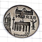 ピンバッジ・ドイツ国旗ブランデンブルク門ベルリン銀色シルバー GERMANY DEUTSCHLAND BERLIN BRANDENBURG GATE ピンバッジ・ドイツ国旗ブランデンブルク門ベルリン銀色シルバー GERMANY DEUTSCHLAND BERLIN BRANDENBURG GATE