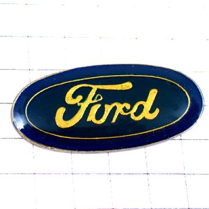 ピンバッジ・フォード車ロゴ楕円 FORD USA