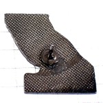 ピンバッジ・サッカー選手ボール球ドリブル