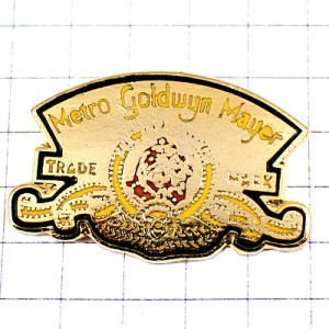 ピンバッジ・MGM/メトロゴールドウィンメイヤー映画ライオン印 MGM METRO-GOLDWIN-MAYER USA