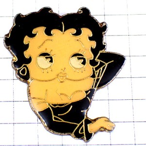 ピンバッジ・ベティちゃん黒いドレスのベティブープ漫画アニメ映画